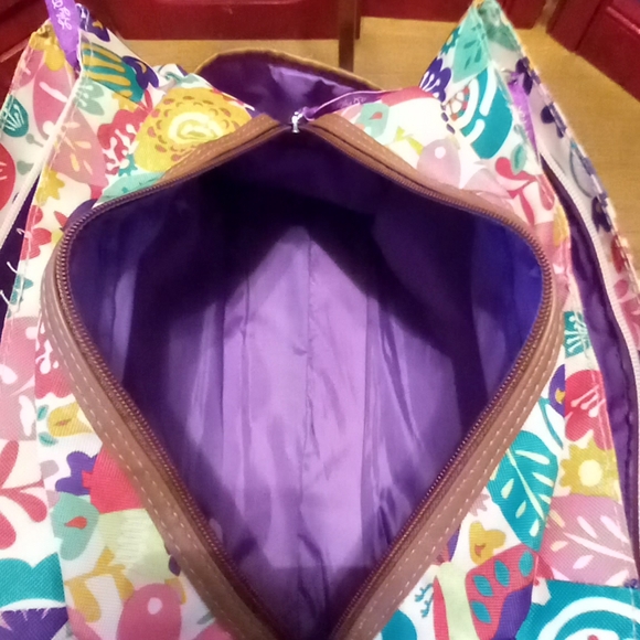 Lily Bloom Multicolor Floral Shoulder Bag - Picture 5 of 6